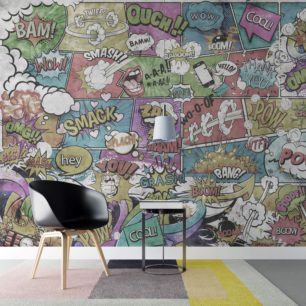 fototapet-personalizat-pop-art-&-cartoon