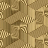 Tapet personalizat 3d cu linii si forme asimetrice aurii gold bars