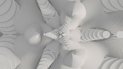 Tapet Personalizat 3D cu turnuri inalte vazute de sus - HIGH POINT