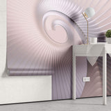 Tapet Personalizat 3D cu o spirala roz cu efect de departare 3D - PINK SPIRAL