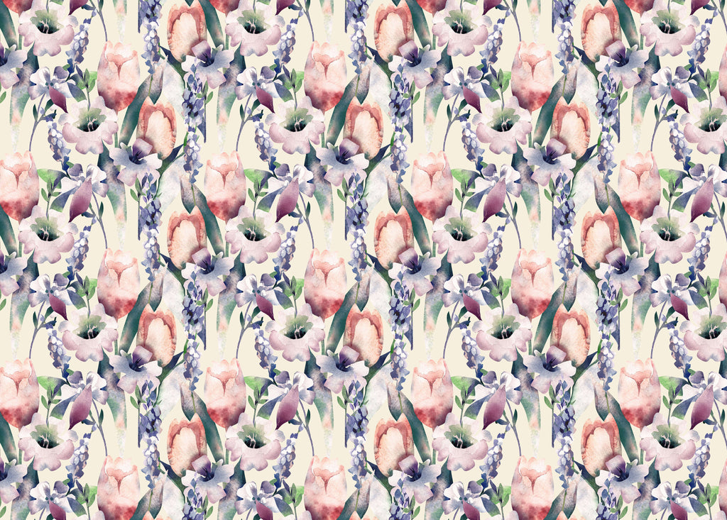 Tapet personalizat - TULIPS & IRISES