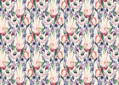 Tulips & Irises Personalised Wallpaper