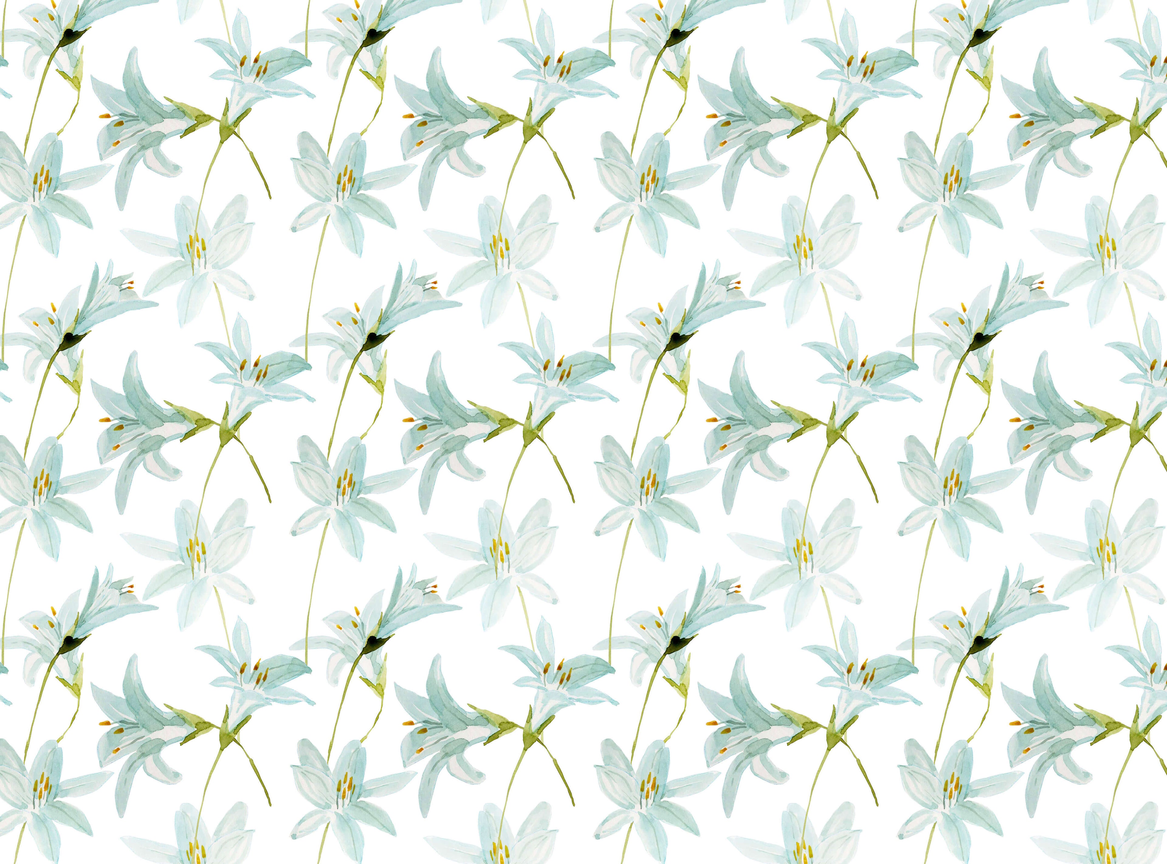 Tapet personalizat - MINT LILY