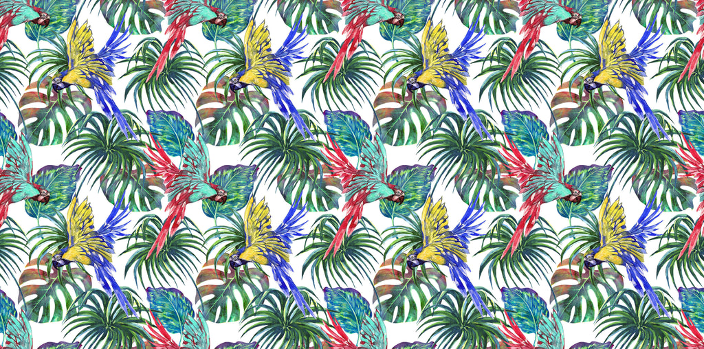 Tapet personalizat - COLORFUL PARROTS