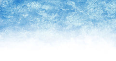 Tapet personalizat watercolor cu design abstract in nuante de albastru si alb abstract blue