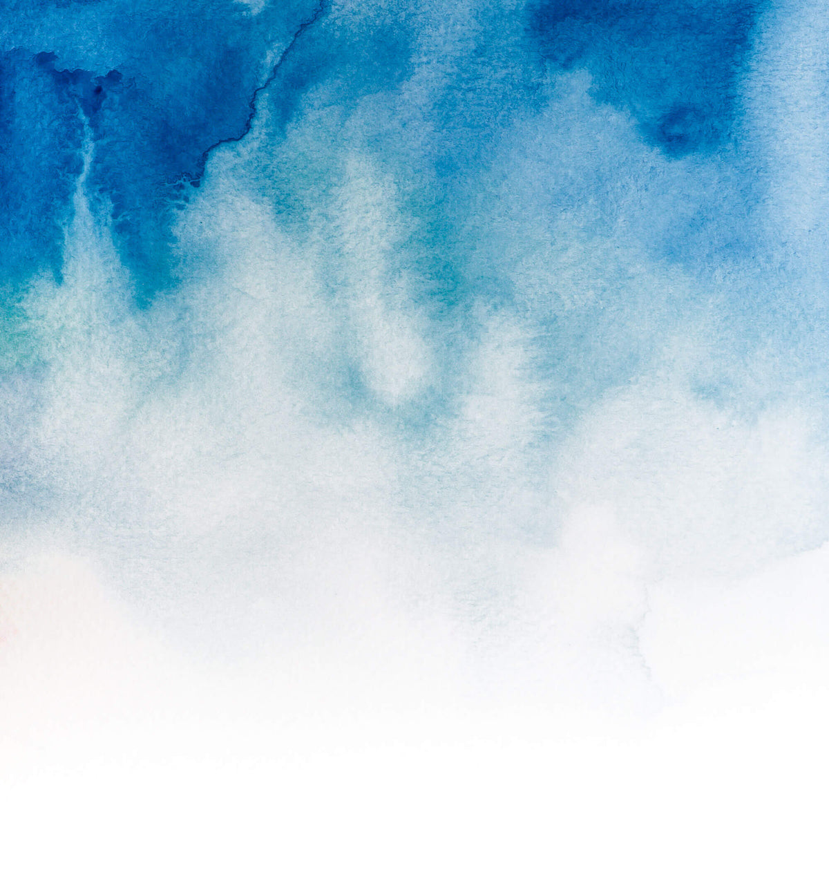 Tapet Personalizat Watercolor in nuanta de albastru pe fundal texturat - BLUE WET INK