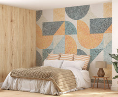 Tapet Personalizat Patterns cu modele geometrice alcatuite din puncte marunte - DOT ART