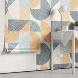Tapet Personalizat Patterns cu modele geometrice alcatuite din puncte marunte - DOT ART