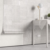 Tapet Personalizat Patterns cu linii abstracte in nuante de bej - CROSSED LINES