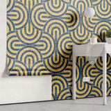 Tapet Personalizat Patterns modele abstracte intersectate - ROUND CROSSED STITCHES