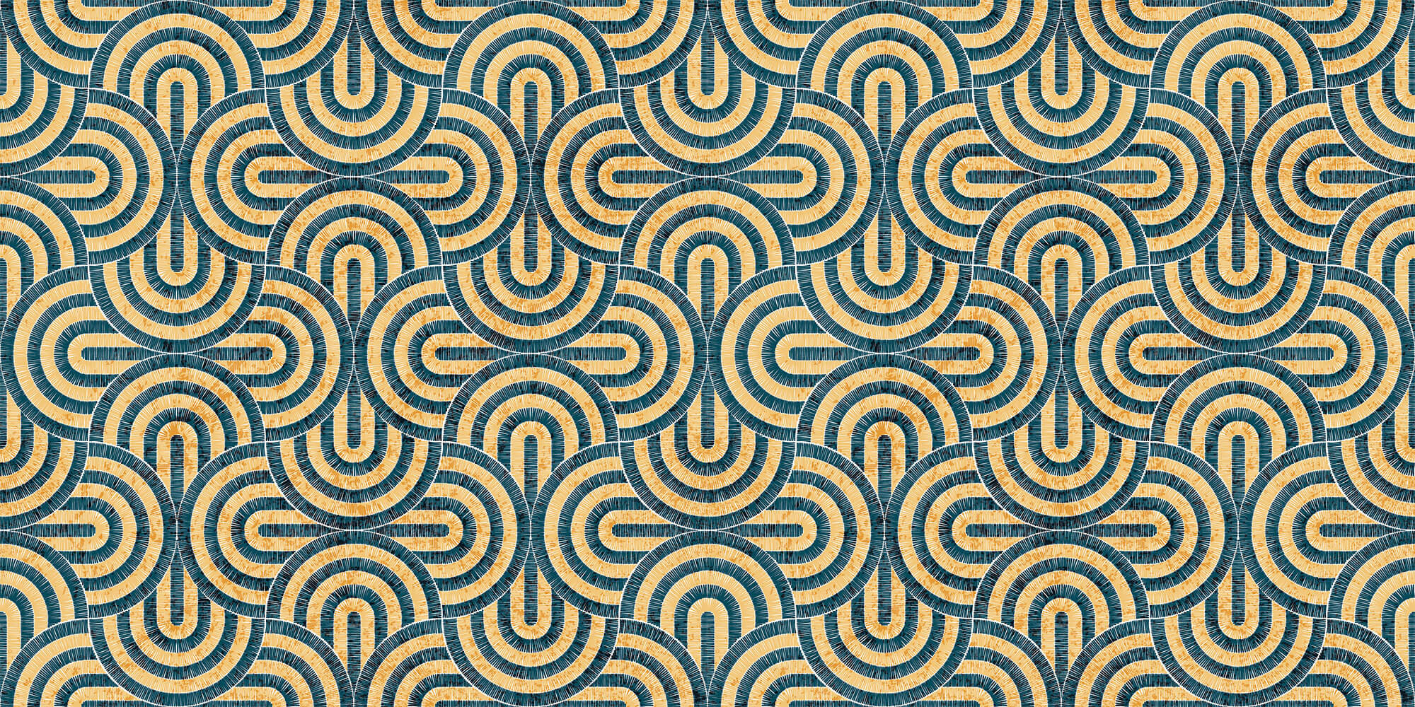 Tapet Personalizat Patterns modele abstracte intersectate - ROUND CROSSED STITCHES