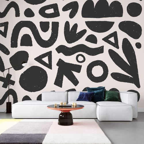 Tapet Personalizat Patterns cu modele si forme geometrice abstracte in stil minimalist - ABSTRACT MINIMALIST PATTERN