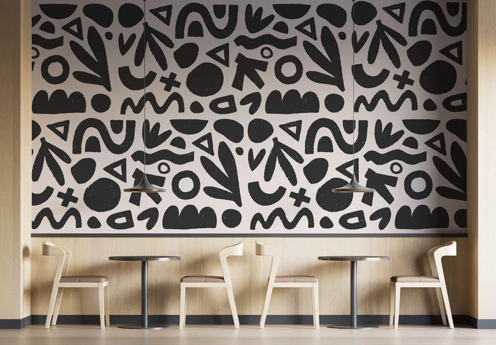 Tapet Personalizat Patterns cu modele si forme geometrice abstracte in stil minimalist - ABSTRACT MINIMALIST PATTERN