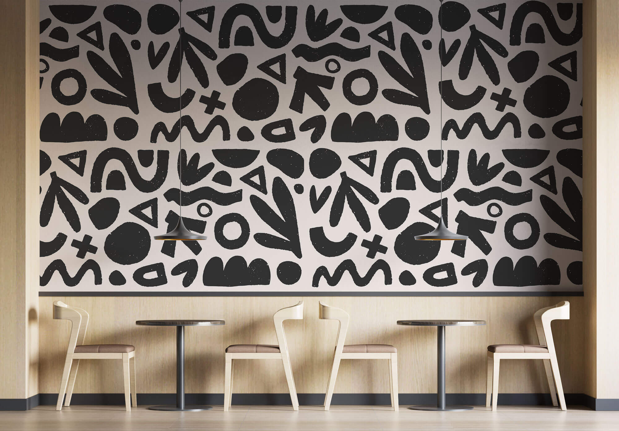 Tapet Personalizat Patterns cu modele si forme geometrice abstracte in stil minimalist - ABSTRACT MINIMALIST PATTERN