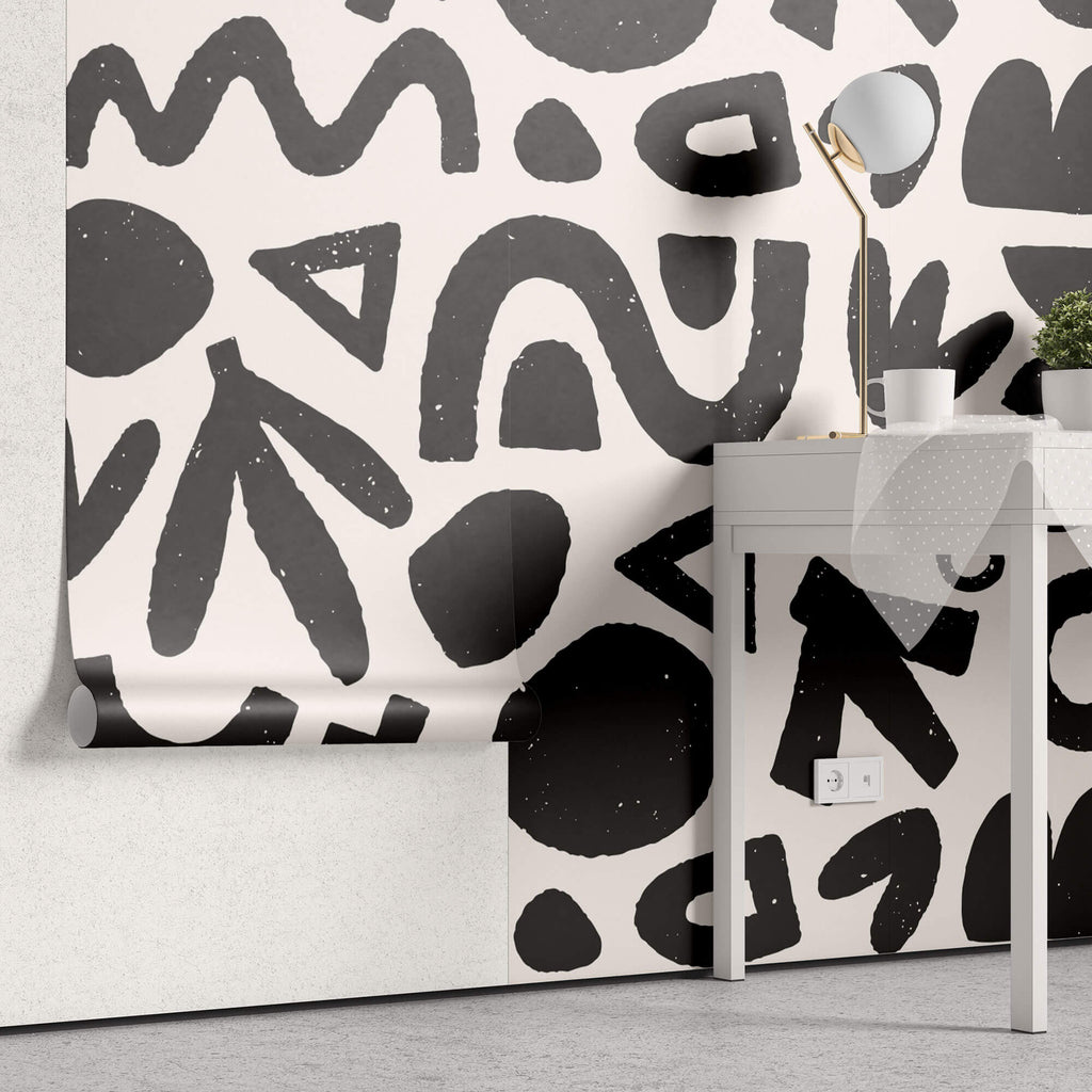 Tapet Personalizat Patterns cu modele si forme geometrice abstracte in stil minimalist - ABSTRACT MINIMALIST PATTERN