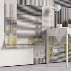 Tapet Personalizat Patterns cu linii si puncte abstracte - ABSTRACT LINES DESIGN