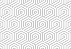 Tapet Personalizat Patterns cu hexagoane gri - HEXAGONAL GREY LINES