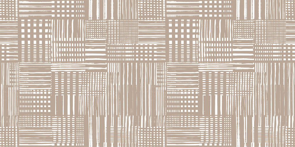 Tapet Personalizat Patterns cu dungi bej abstracte - BEIGE DRAPES PATTERN