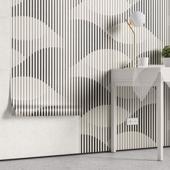 Tapet Personalizat Patterns cu model de frunze abstracte intr-o iluzie optica - ILLUSION LEAVES