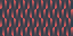 Tapet Personalizat Patterns cu model abstract in nuante degrade de rosu si albastru - CRIMSON HALFTONES
