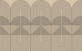 Modern Arch Line Personalised Wallpaper
