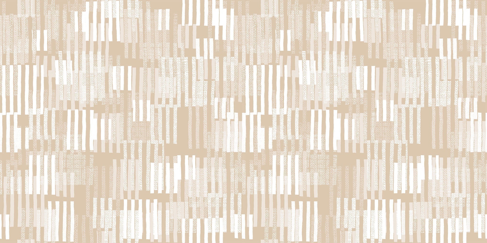 Tapet Personalizat Patterns cu dungi albe abstracte intr-un fundal bej - SUNNY BEIGE STRIPES