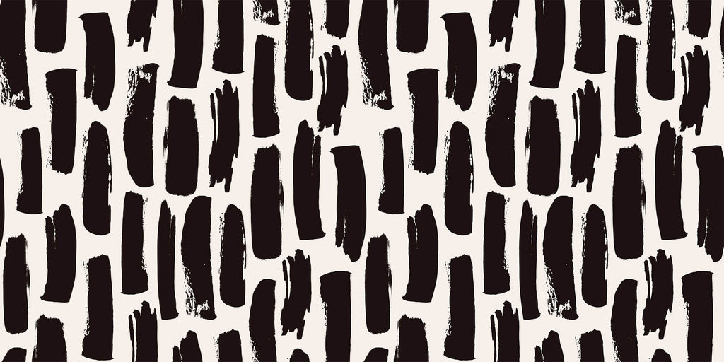 Tapet Personalizat Patterns cu dungi negre abstracte - BLACK SUMI LINES