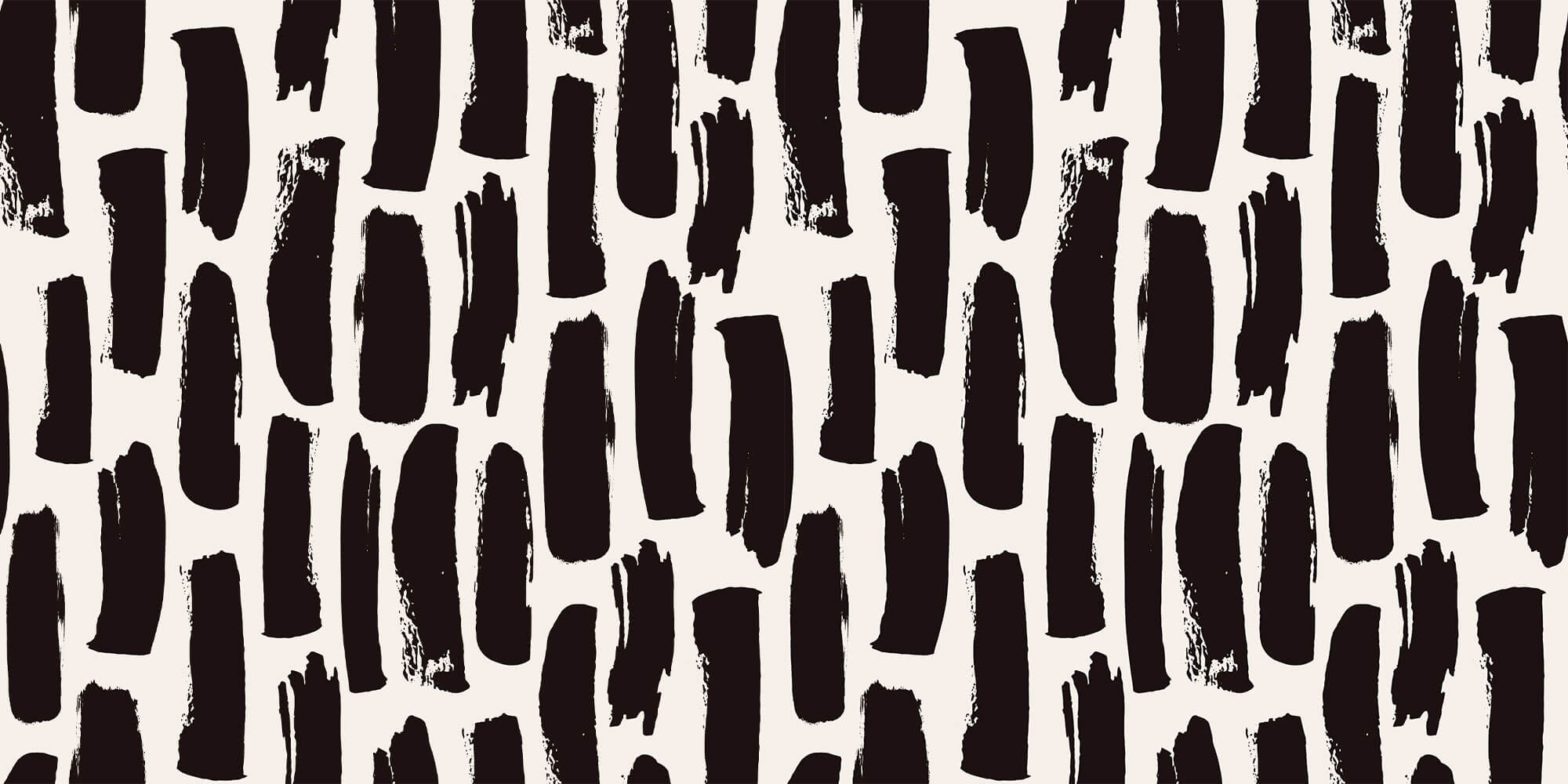 Tapet Personalizat Patterns cu dungi negre abstracte - BLACK SUMI LINES