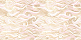 Tapet Personalizat Patterns forme abstracte in nuante de roz si fundal bej texturat - PINK ABSTRACT WAVES