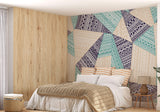Tapet Personalizat Patterns cu triunghiuri si modele tribale - BOHO TRIANGLES