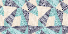 Tapet Personalizat Patterns cu triunghiuri si modele tribale - BOHO TRIANGLES