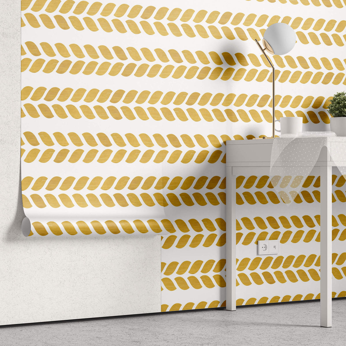 Tapet Personalizat Patterns cu model abstract ce imita spicul de grau - ABSTRACT WHEAT