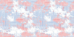 Tapet Personalizat Patterns cu modele abstracte tribale intr-un stil vintage - SCRAPPED TRIBAL PATTERN
