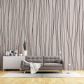 Tapet Personalizat Patterns cu linii simple abstracte - SHAKY LINES