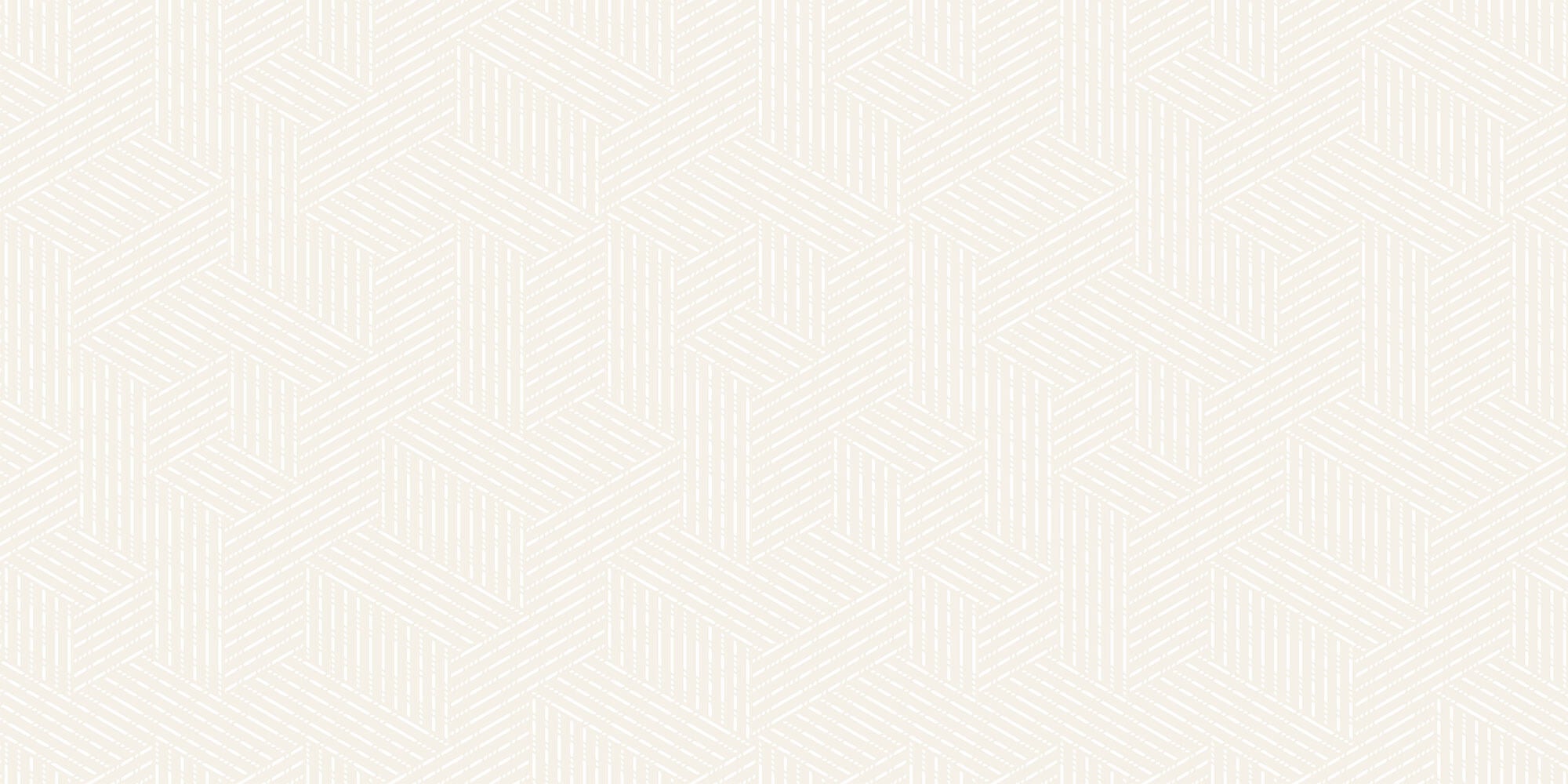 Tapet Personalizat Patterns cu forme geometrice subtile - BEIGE INTERTWINED