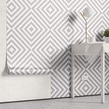 Tapet Personalizat Patterns cu forme hexagonale in nuante de bej - SQUARE BEIGE