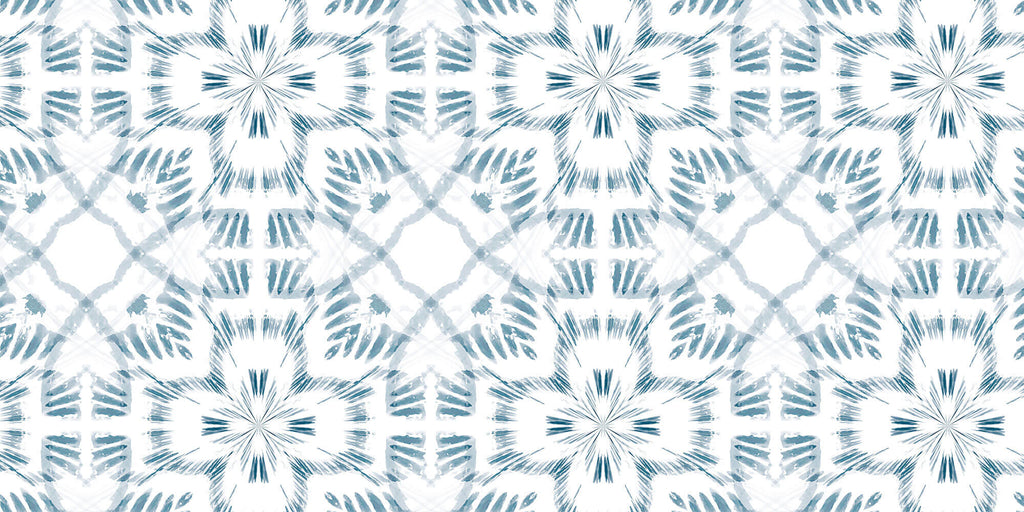 Tapet Personalizat Patterns cu modele tie dye in nuante de albastru - ABSTRACT TIE DYE
