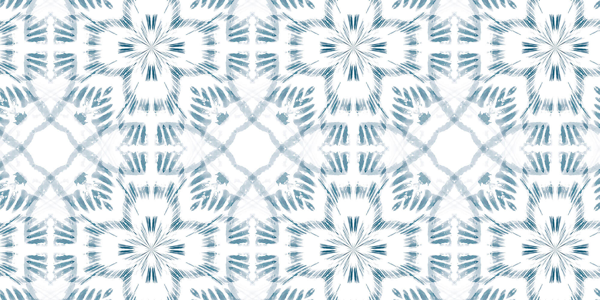 Tapet Personalizat Patterns cu modele tie dye in nuante de albastru - ABSTRACT TIE DYE