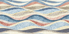 Tapet Personalizat Patterns cu ilustratie abstracta in valuri punctate - DOTTY WAVE