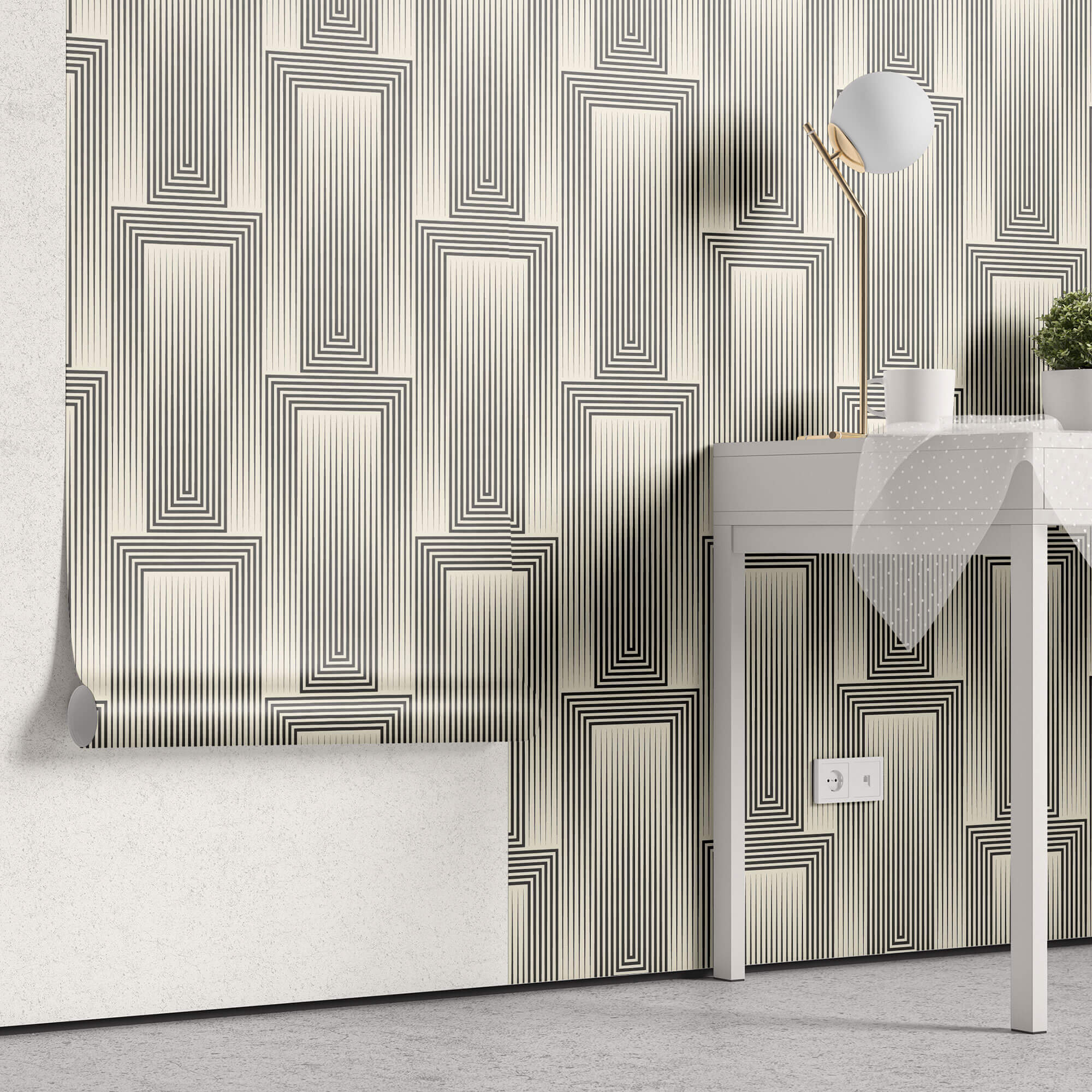 Tapet Personalizat Patterns cu model abstract in iluzie optica - ABSTRACT ILLUSION