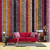 Tapet Personalizat Patterns cu model abstract in linii colorate - RUSTIC RUG