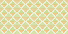 Tapet Personalizat Patterns cu romburi in nuante de verde si portocaliu - GREEN AND ORANGE