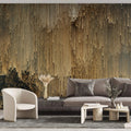 Tapet personalizat abstract cu piatra grafit aurie golden grafit