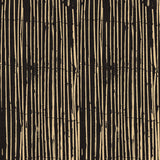 Tapet personalizat abstract cu dungi maronii pe fundal negru bamboo sticks