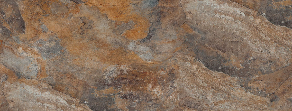 Tapet personalizat abstract in nuante ruginii rust