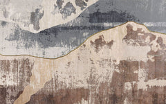 Tapet personalizat abstract cu textura abstracta scratched waves