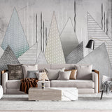 Tapet personalizat abstract cu diverse texturi textures