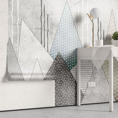 Tapet personalizat abstract cu diverse texturi textures
