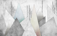 Tapet personalizat abstract cu diverse texturi textures