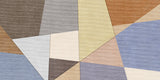 Tapet personalizat abstract cu texturi abstracte in nuante complementare textile scraps